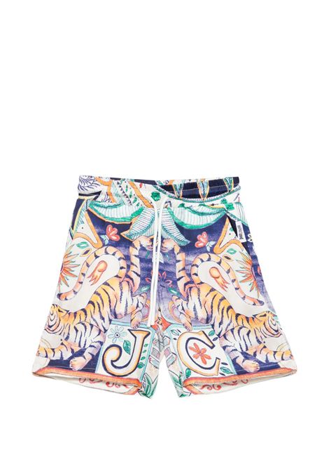 Shorts con stampa JUST CAVALLI KIDS | JBP26079BEHBINDIA DMN